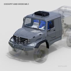1.jpg 3D file Cockpit and hood MK.1・3D printing model to download