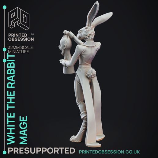 🐇 White the Rabbit - Jerrys Circus of Horrors - PRESUPPORTED ...
