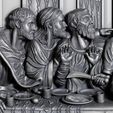 c12.jpg Last Supper basrelief Jesus last dinner 3D print model