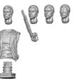 19.jpg TERMINATOR BUST T-800 3D PRINTABLE STL OBJ ZTL