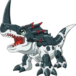 Monochromon.webp Fichier OBJ monocromon digimon・Objet imprimable en 3D à télécharger
