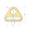 Triangle-bag-ring-straps-05.jpg Triangular bag straps hardwear 3D print model