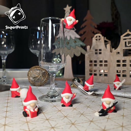 Elves-1.jpg Claus for Concern Mini Bundle - Easy Multicolor FDM RPG Minis (No supports)