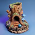 treestump_mmf5.jpg Torre de dados de coto de árvore de fantasia