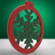 Boule_AnneauFlocon3.jpg Christmas ornaments - Rings with Christmas motifs (4 files)