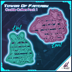STL file Tower Of Fantasy Inspired Karambit Spinner Key Chain V1