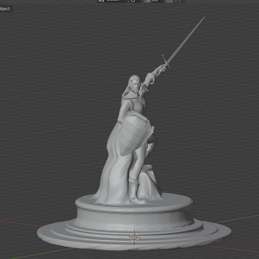 Statue of Kavatch from the Elder Scrolls Oblivion 3D model