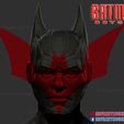 Batman_Beyond_helmet_3d_print_model-01.jpg Batman Beyond Cowl Cosplay - DC Comics - The Batman