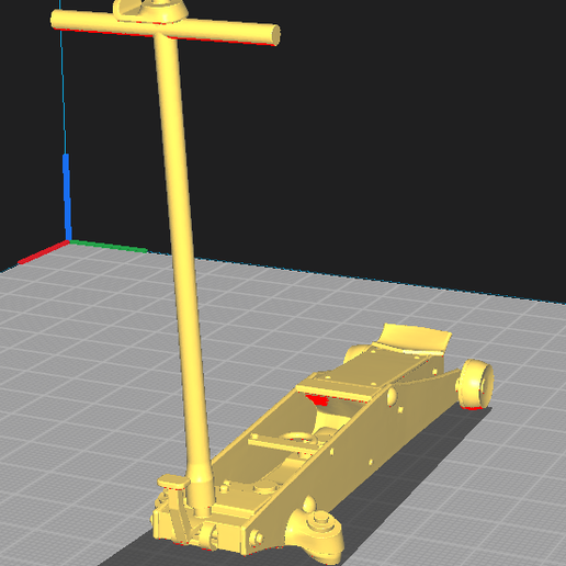 Hydraulic Skate Jack - Decorative 3D Model