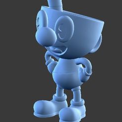Cuphead01.jpg STL file CupHead・Template to download and 3D print, SnK3D