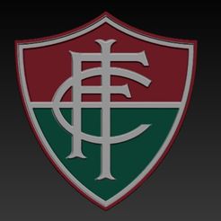 FluminenseLogo6.jpg STL file Logo Fluminense Football Club・Model to download and 3D print