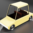 untitled.png lowpoly yellow car