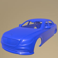 a25_013.png Fichier STL Mercedes Benz Maybach 2019 CARROSSERIE IMPRIMABLE・Design pour imprimante 3D à télécharger