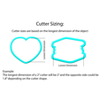 Cutter-Sizing.png Love Banner Cookie Cutter | Valentines Day | STL File