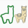 A2.jpg Llama Cookie Cutter (A)