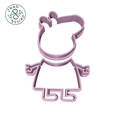 Peppa-Pig-Pieces-Peppa_CP.png Peppa Pig Silhouette Collection Set - Cookie Cutter - Fondant - Polymer Clay
