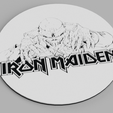 1.png Iron Maiden Logo Coasters