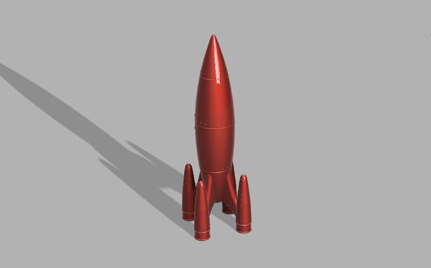rocket.PNG Archivo STL gratuito Cohete Rojo [Fallout 4]・Idea de impresión 3D para descargar, Piggie