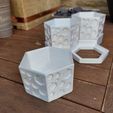 125953916_396612868203344_7753385628267222680_n.jpg Desktop Hexagonal Planter / Desk Tidy with 3 tier Stand