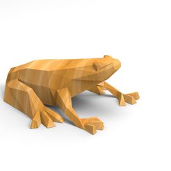 untitled.2.jpg Free STL file Frog Low Poly・3D printer design to download, Crunchs