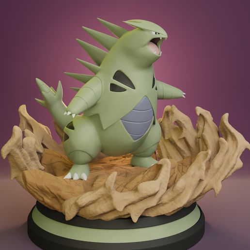 Tyranitar Figure 3D model