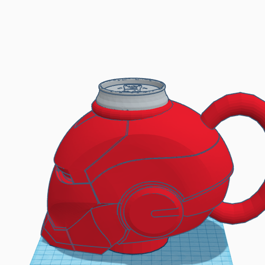 iron man can holder 3D model