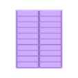 resistorboxv4_topLeft20190203-55-11e0elk.stl Electro Box 16 (Box 10x2, Drawer 2x2)