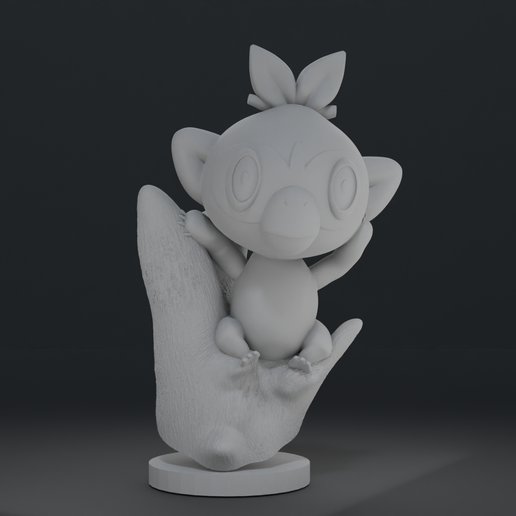 Grookey pokemon FanArt 3D model