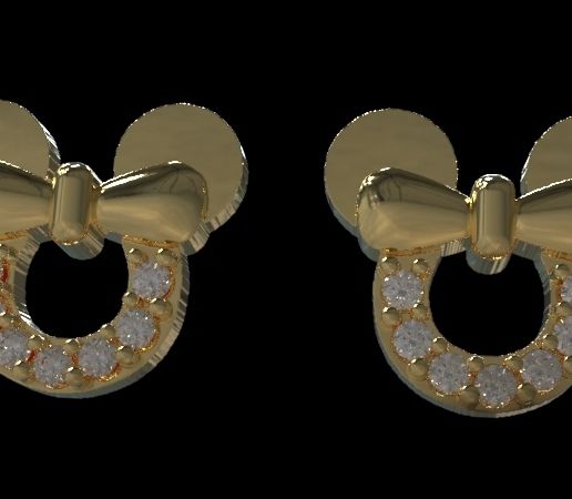 Earring Minnies, Minnie Mouse Earrings