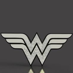 ww1.jpg 3D file Wonder Woman Lamp / Lampara Mujer Maravilla ender3・3D printer design to download, Brightboxdesign01
