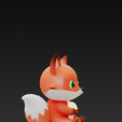 Ekran-goruntusu-2026-02-21-014429.png Low Poly Fox on Cloud - Glowing Orb Edition -  3D Printable - STL