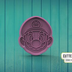 mario2.jpg STL file Super Mario Bros Cookie Cutter M3・3D printing design to download
