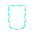 1.png Pink Snow Girl Cookie Cutter | STL File
