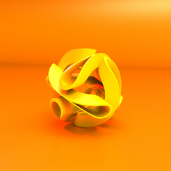 RENDER_POST.png Fichier STL gratuit La sculpture d'Yvonne Domenge, "Tabachin Ribbon."・Idée pour impression 3D à télécharger, SamMedinaIMC