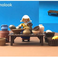 s-l1600-41.jpg STL file MINIATURE NATIVITY SCENE MINIATURE COUNTER SCALE FIGURES PLAYMOBIL・Model to download and 3D print