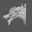01.jpg Red Dragon Bust - Wall Trophy
