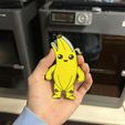 IMG_3977.jpg FORTNITE Peely Banana FLAT CHARACTER DISPLAY, keychain, coaster