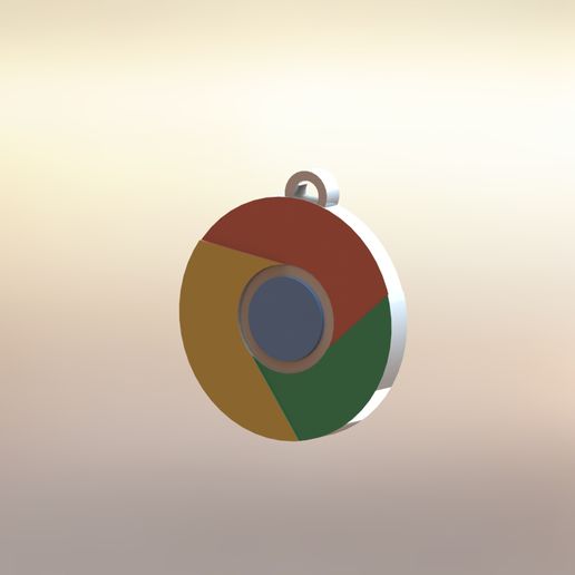 STL file Keychain Chrome・3D printable model to download・Cults