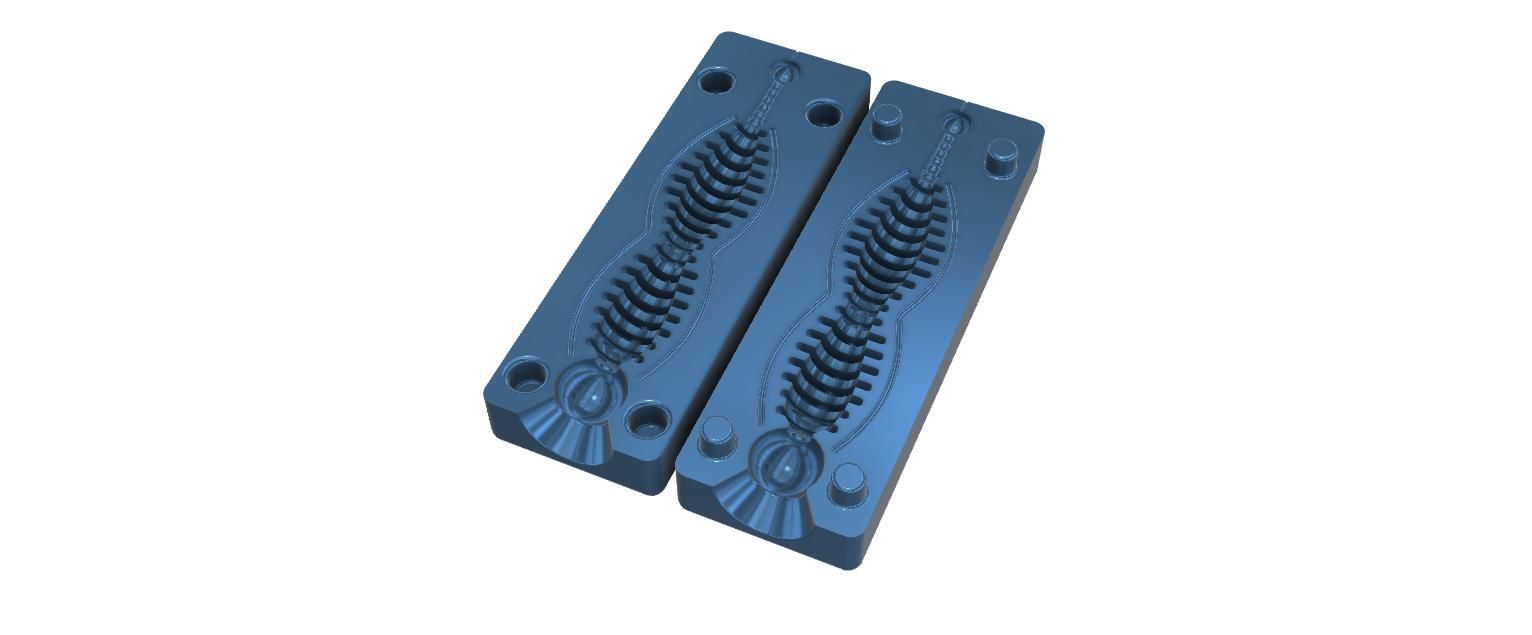 Download STL file Trout baits Mold • 3D printing model ・ Cults