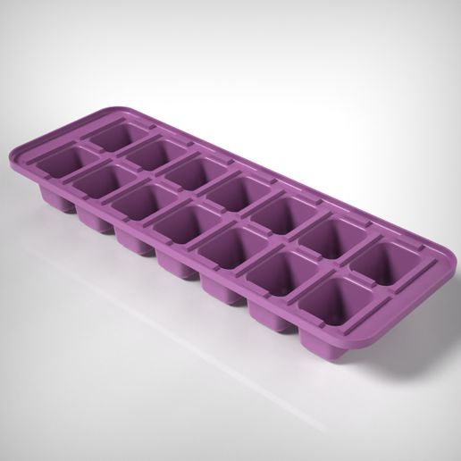 アクセサリー Palace TRI-FERG ICE CUBE TRAY PURPLE 🧊 Ice Cube Tray・ STL File for 3D printing・Cults