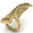 1.jpg peacock Father ring 3d Printable Model
