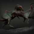 fight2.jpg Concavenator fighting 1-35 scale pre-supported dinosaur