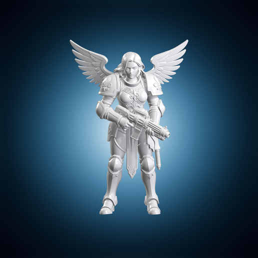 Sisters of Battle Figurine 3D Print Model