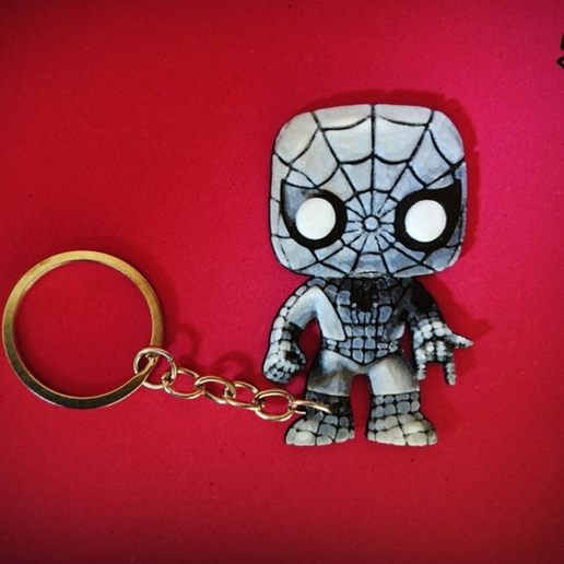Spiderman Keychain 3D model