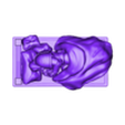 [Sky_and_Dzen]space_wolf_sleeps_with_wolf_pillow_and_bed.stl Sleeping Space Marine (Space Wolf)