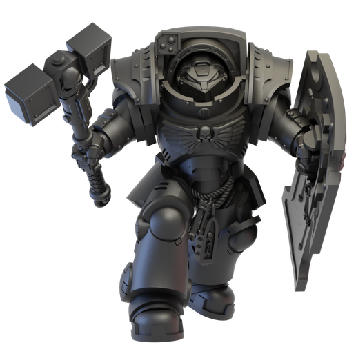 Assault Deathwing Knights of the Crimson Order Hammer Variant 3D model