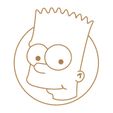 bart-s.jpg Bart Simpson Cookie Cutter