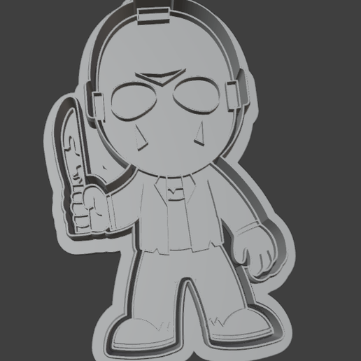 Jason Voorhees (Viernes 13) – Cortador de Galletas y Estampador (Cookie Cutter & Stamp)
