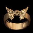 1.jpg Winged Skull Biker Ring