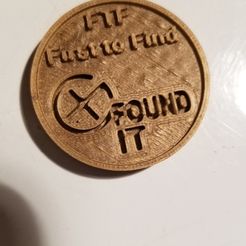 20170929_211405.jpg Geocache First To Find (FTF) Coin